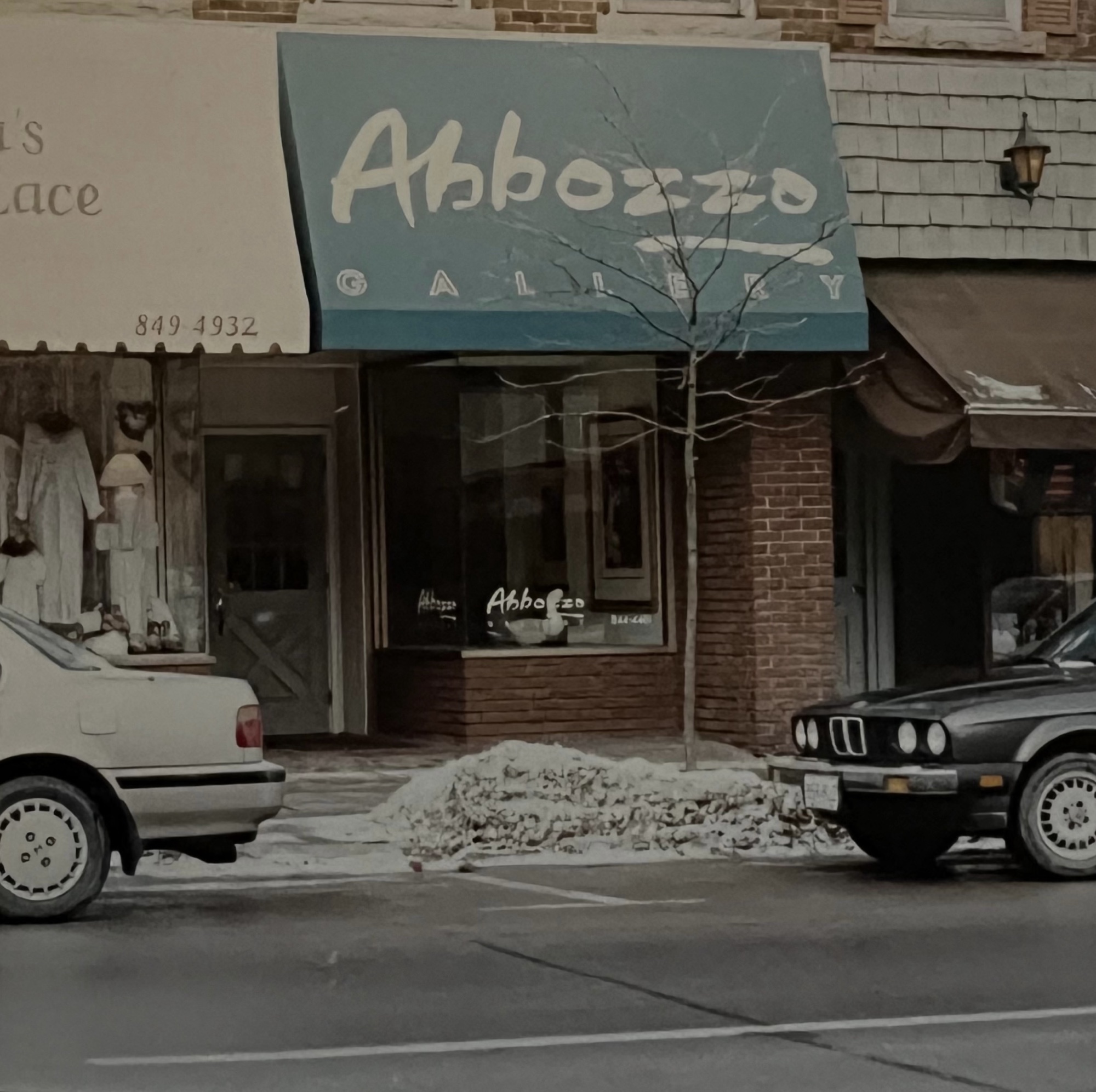 The original Abbozzo Gallery in Oakville