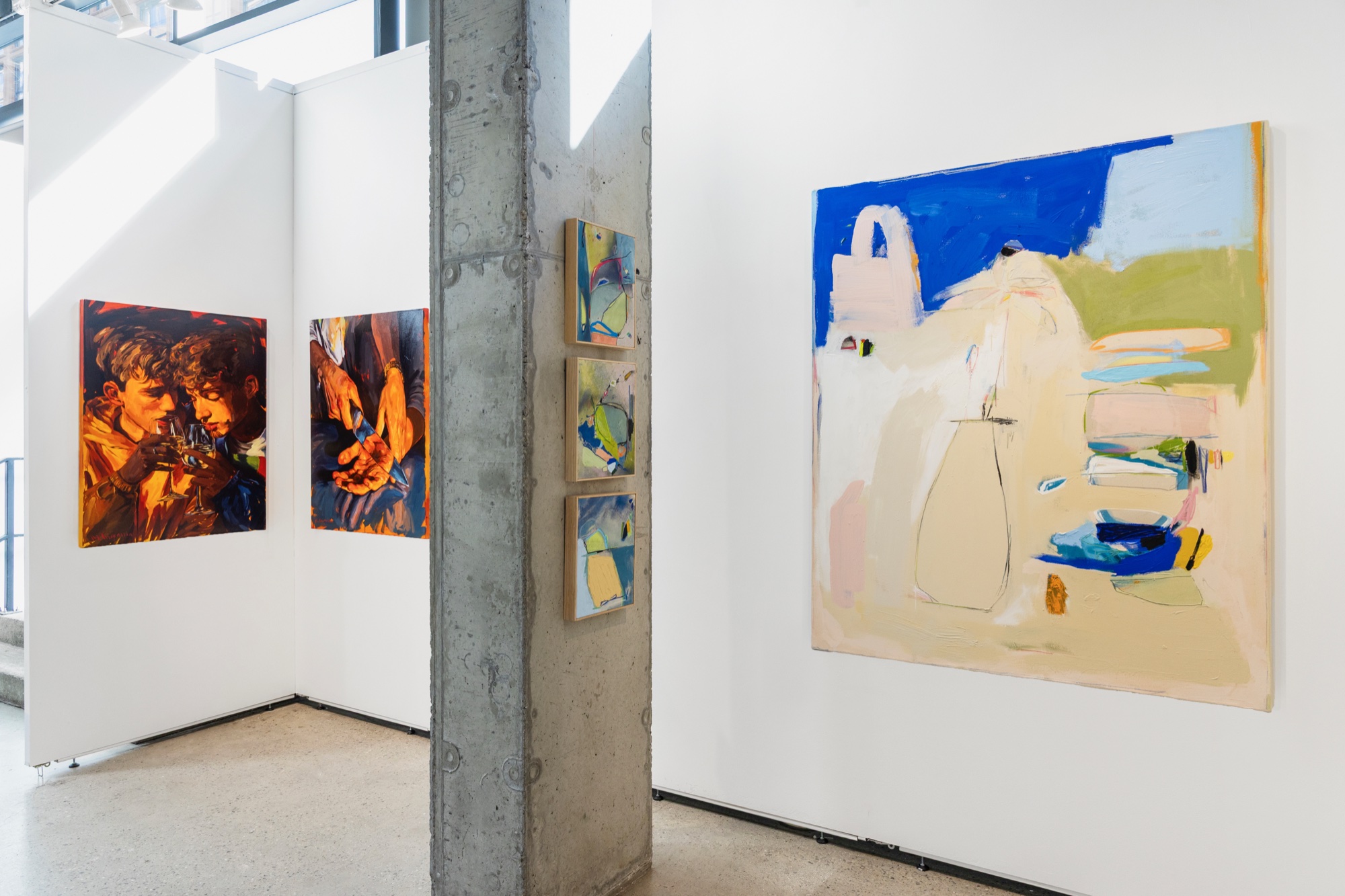 Paintings by Miles Ingrassia and John Vitale