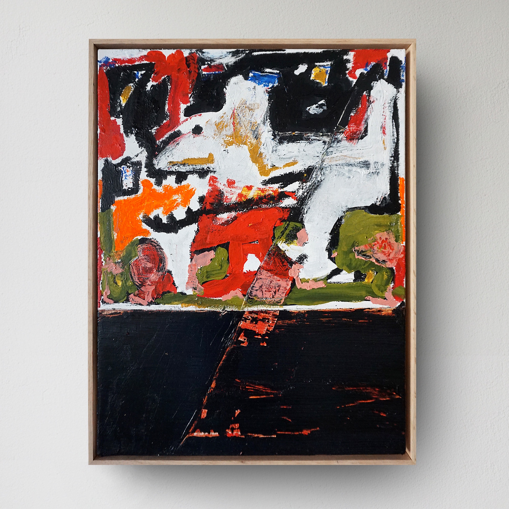 Briar - 18"x22" - Oil Paint, Oil Pastel, Acrylic Paint