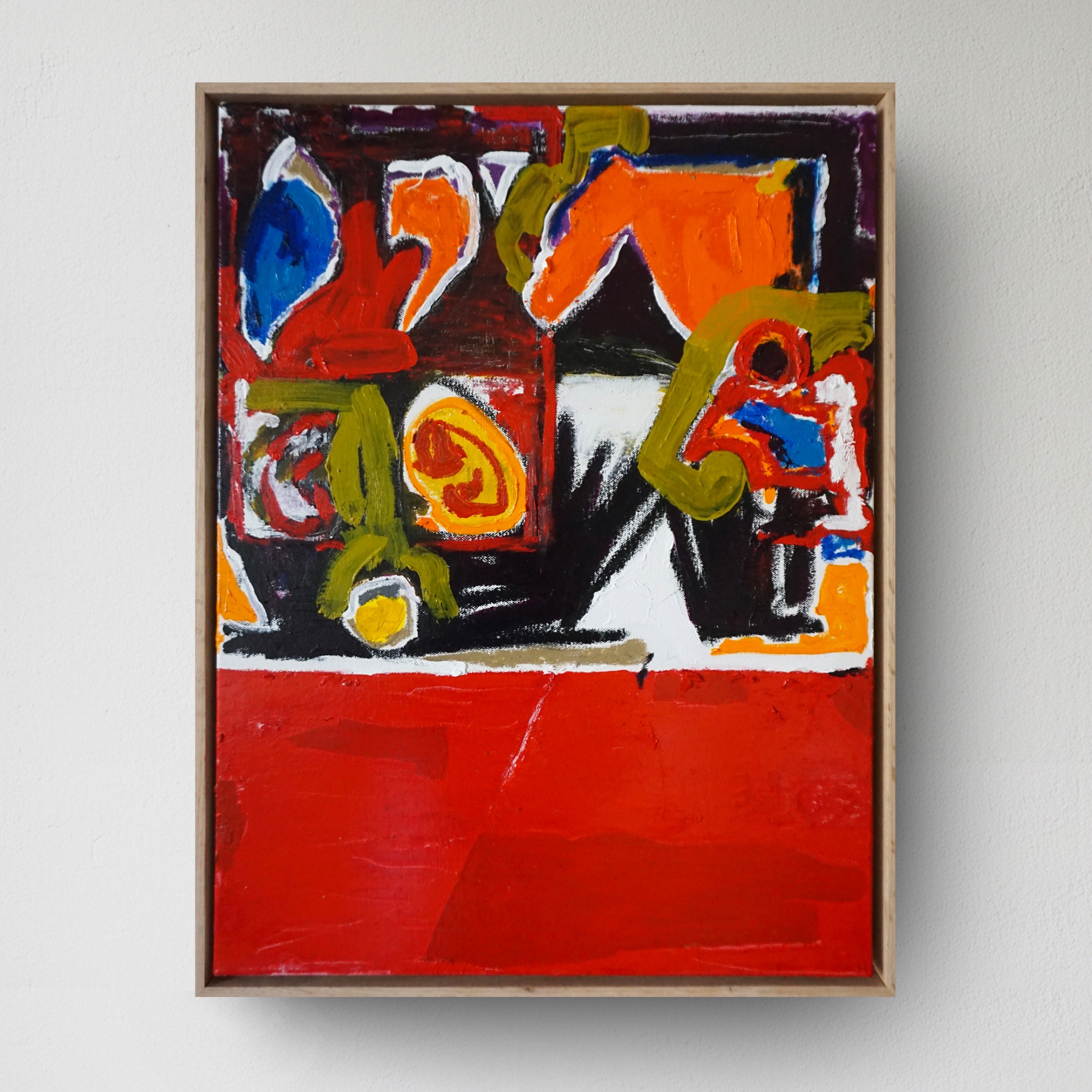 Knox - 18"x22" - Oil Paint, Oil Pastel, Acrylic Paint