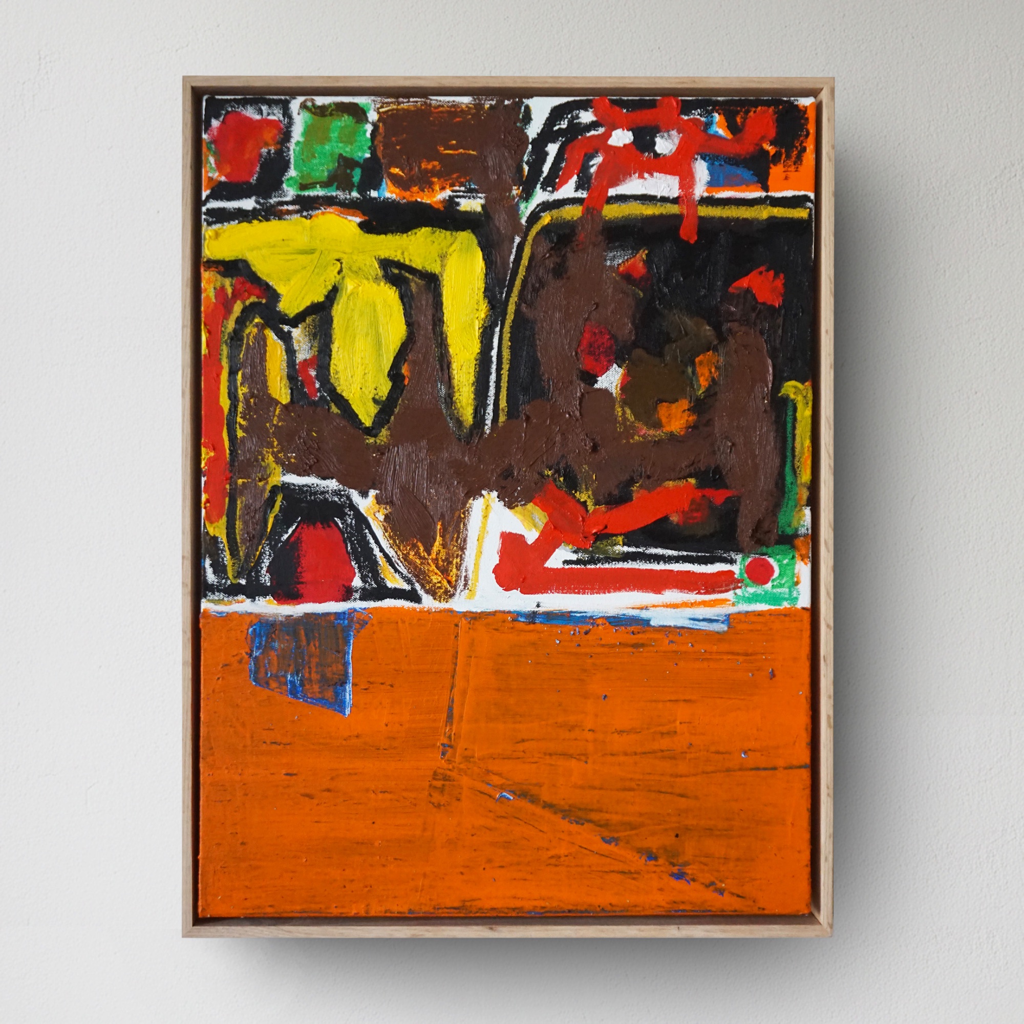 Hollis - 18"x22" - Oil Paint, Oil Pastel, Acrylic Paint