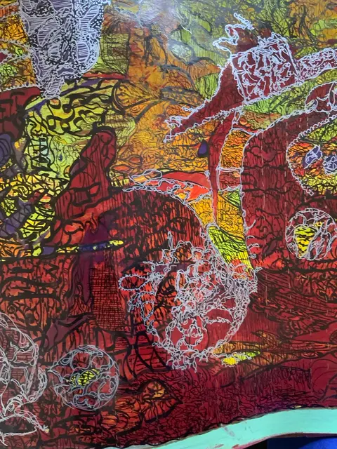 Details of a Larger Original Artwork – Haci Sami Yaman