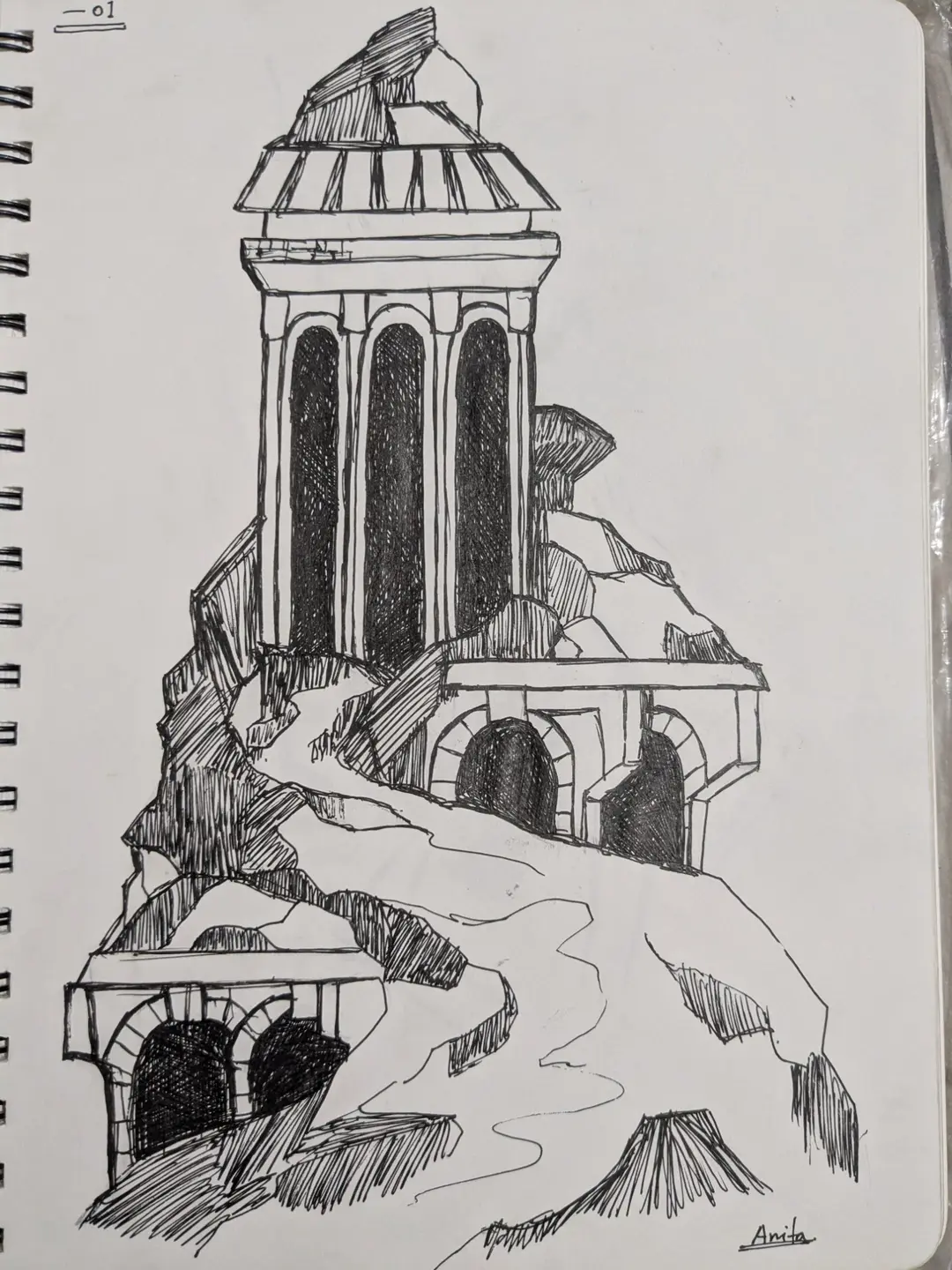 Quick sketch with pen
