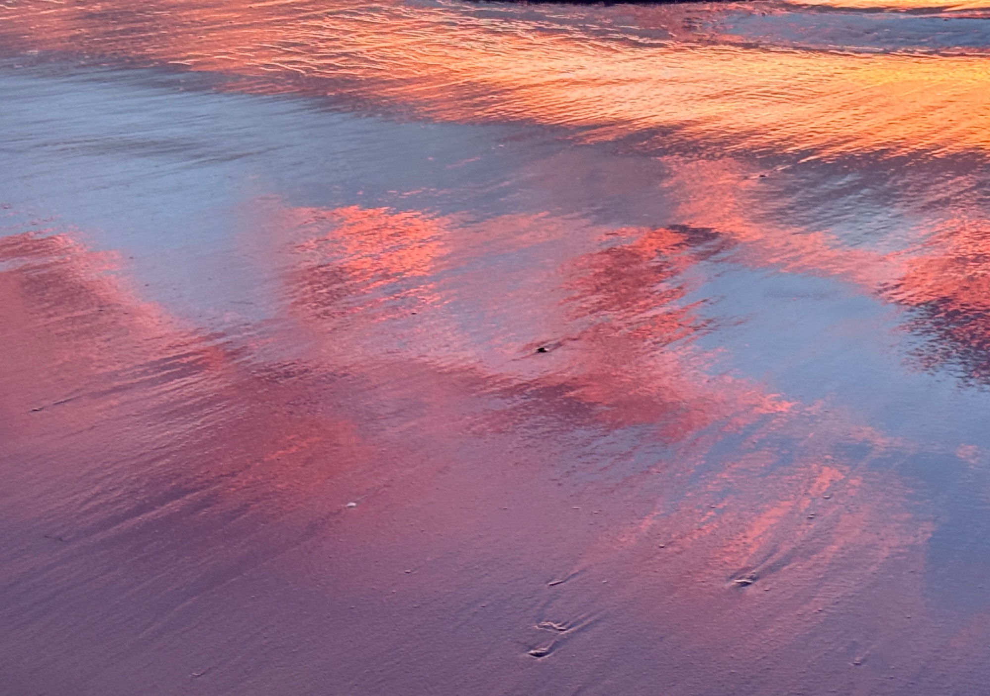 Sunset reflections
