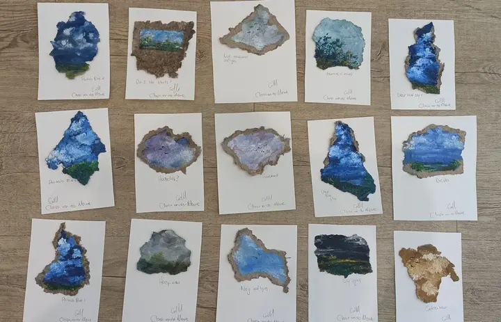 Mini emotional support landscapes
