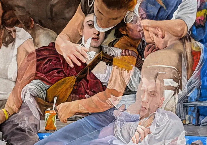 The Breakdancers With Caravaggio's The Musicians