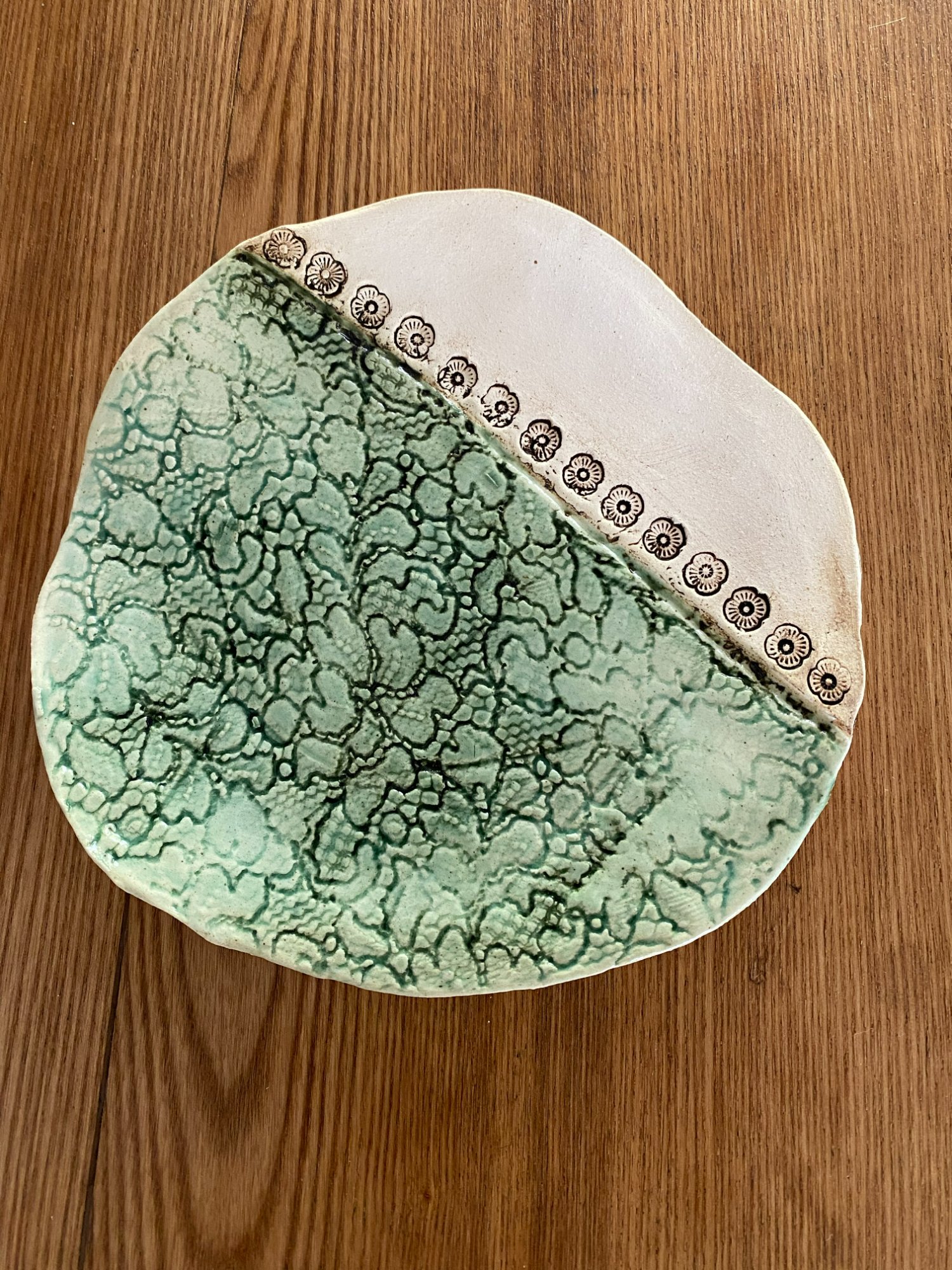 Little green wonki platter