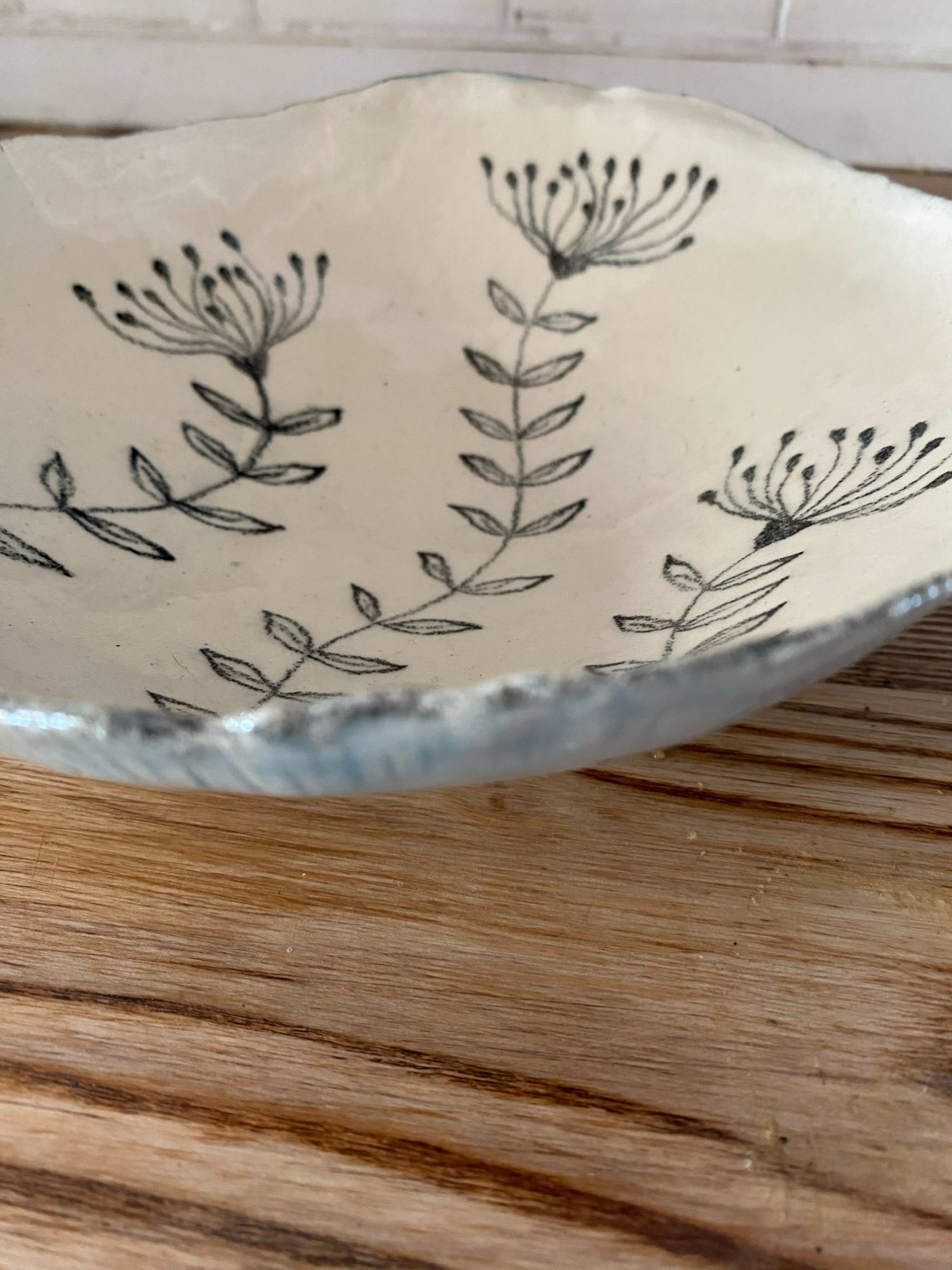 Delicate whimsical dish