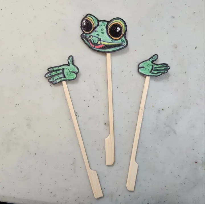 Recycling Bin Puppetry