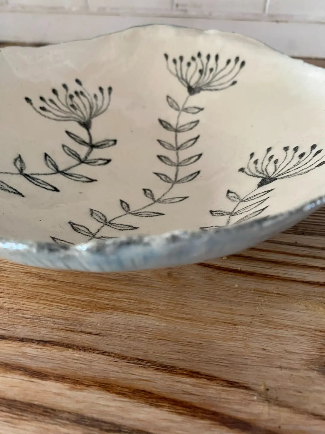 Delicate whimsical dish