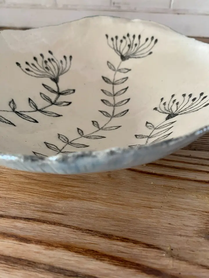 Delicate whimsical dish